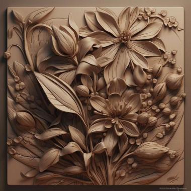 Patterns and decorations stl Herbertia 3 3d model